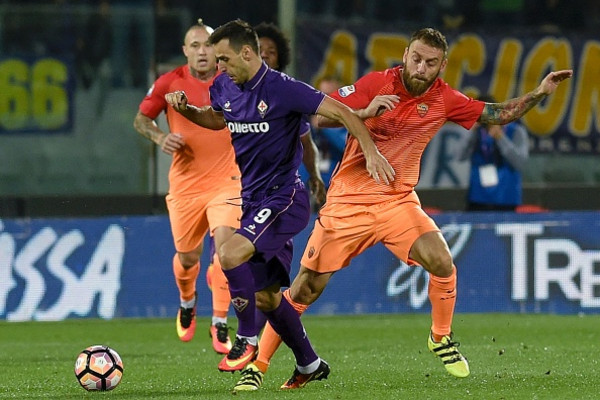 de rossi kalinic fiorentina roma