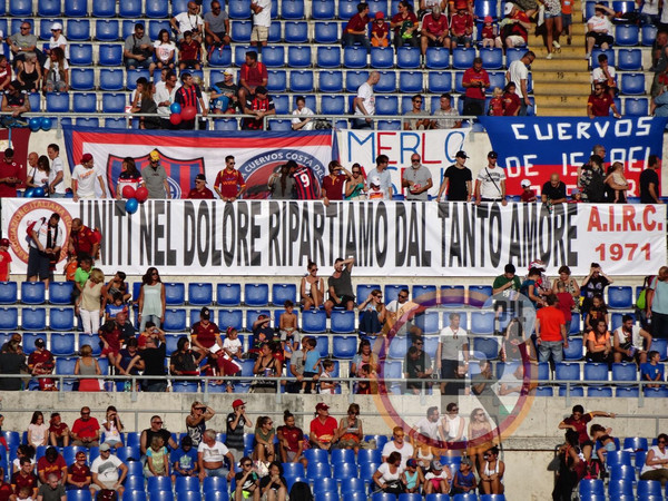 roma san lorenzo striscione