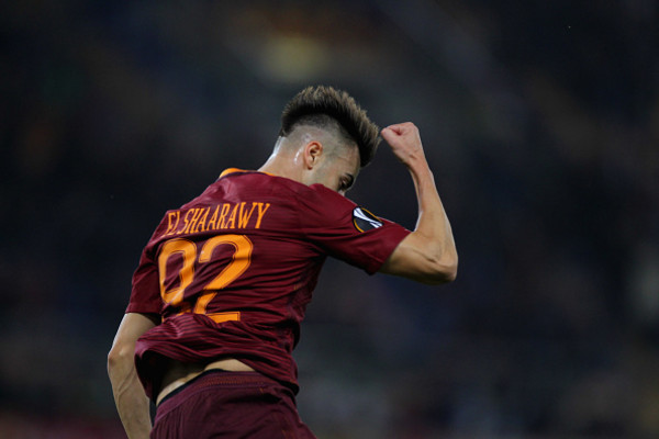 el shaarawy spalle esulta