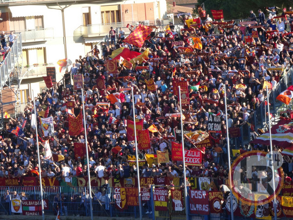 empoli roma settore ospiti tifosi curva 2