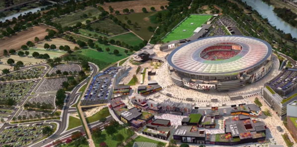 Stadio della roma tor di valle3