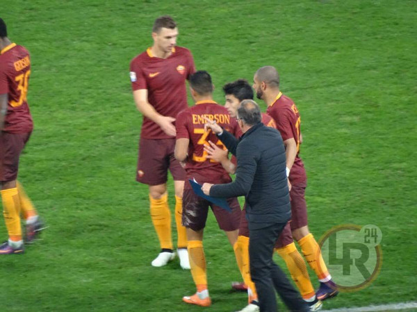 Roma Pescara esultanza gol