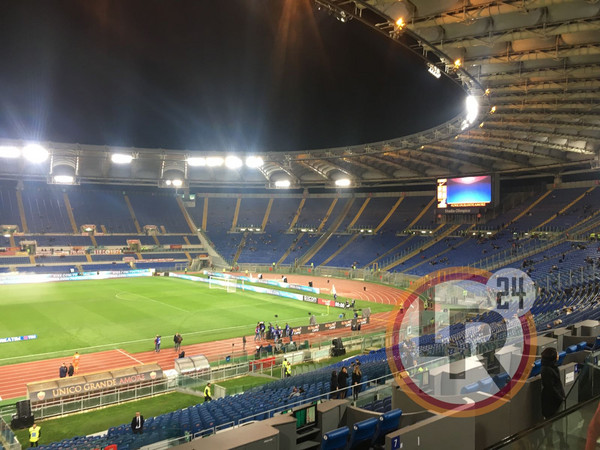 curva sud vuota roma pescara