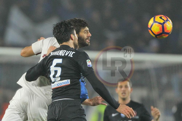 fazio zukanovic contrasto atalanta roma