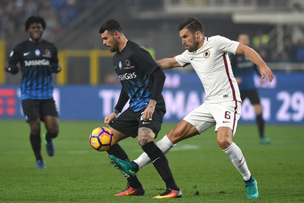 strootman petagna atalanta roma