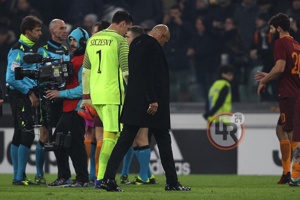 SPALLETTI SZCZESNY SGUARDI BASSI JUVE ROMA LR24