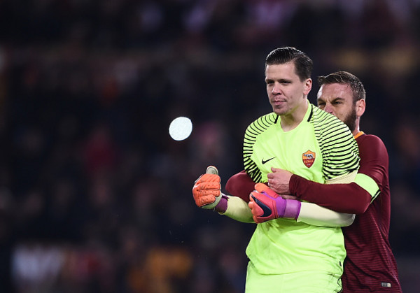 szczesny de rossi roma milan