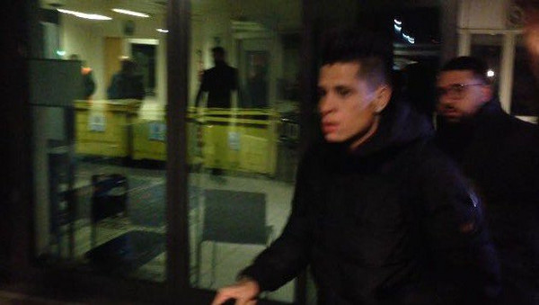 Iturbe arrivo Caselle Torino