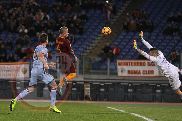 nainggolan secondo gol roma samp