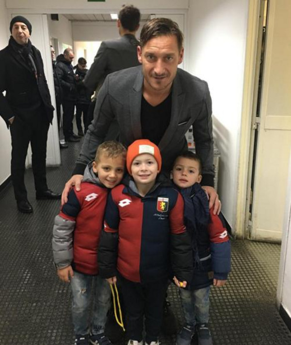 totti foto figli criscito