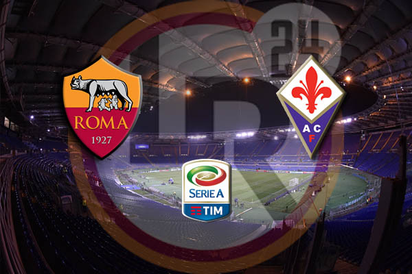 roma fiorentina foto partita