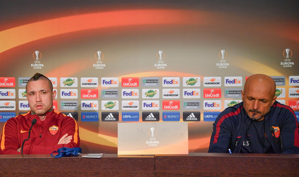 AS Roma Training Session And Press Conference