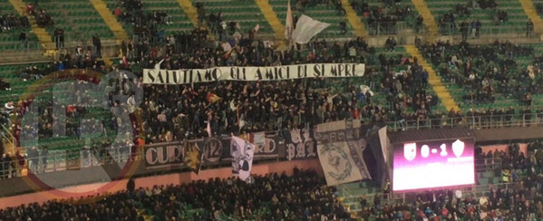 palermo roma striscione