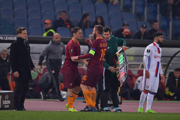 AS Roma v Olympique Lyonnais - UEFA Europa League Round of 16: Second Leg