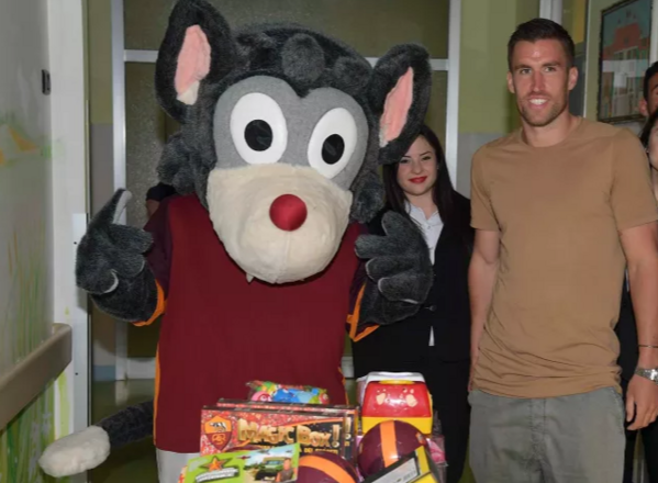 STROOTMAN AL PERTINI_FOTO AS ROMA