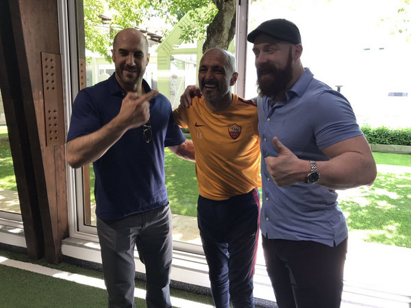 Sheamus cesaro spalletti trigoria