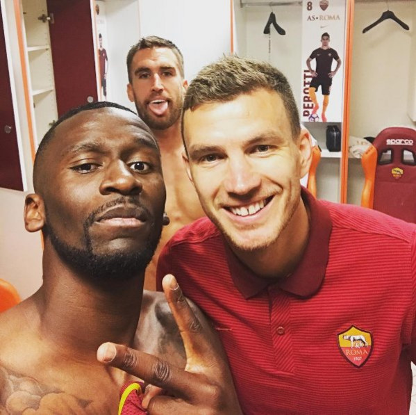 ruediger dzeko strootman twitter