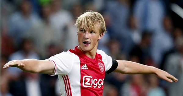 dolberg ajax esulta