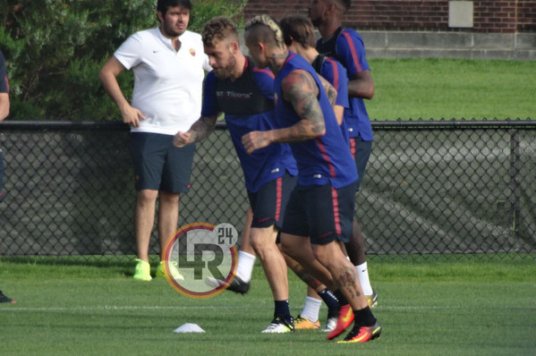 de rossi nainggolan allenamento boston