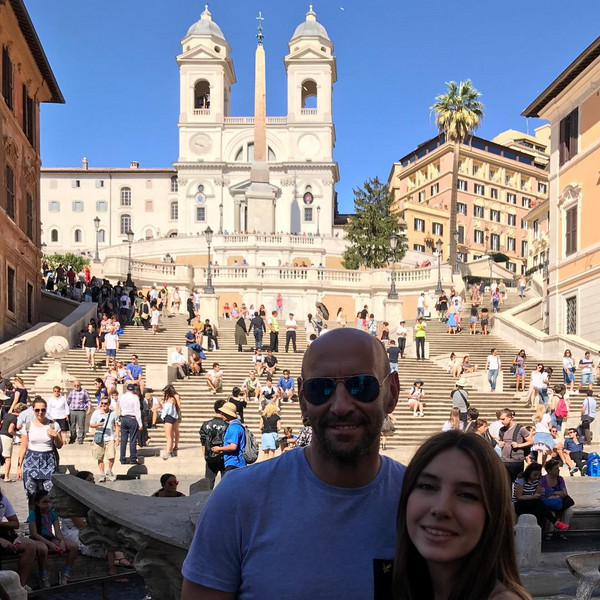 monchi figlia piazza di spagna