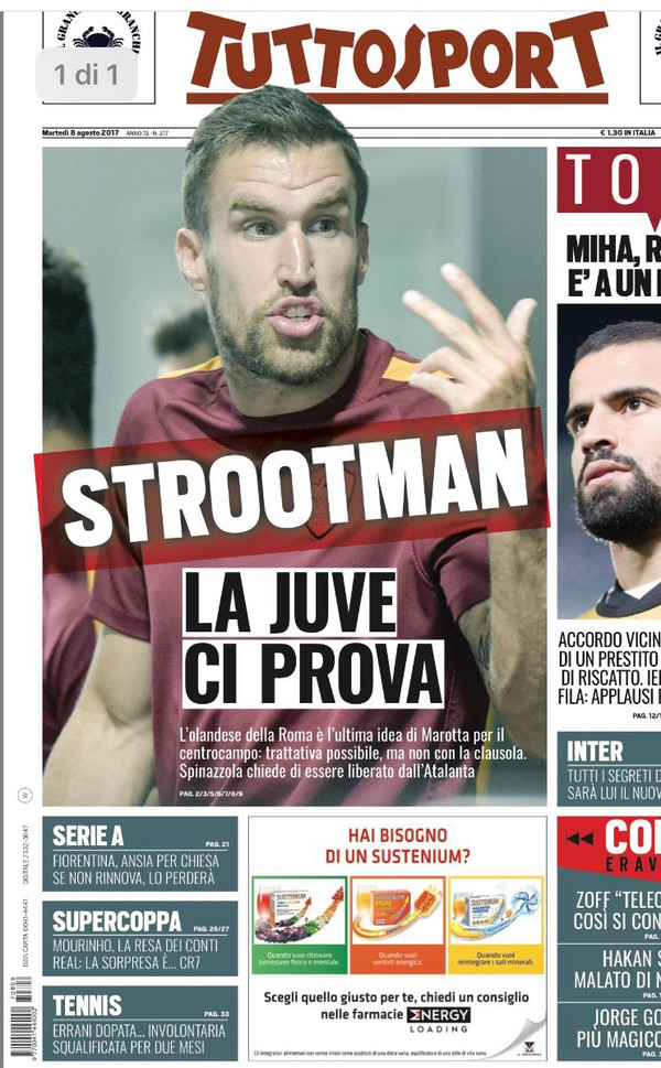 strootman tuttosport