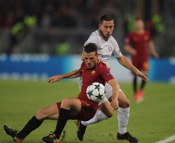 AS Roma v Chelsea FC - UEFA Champions League florenzi hazard