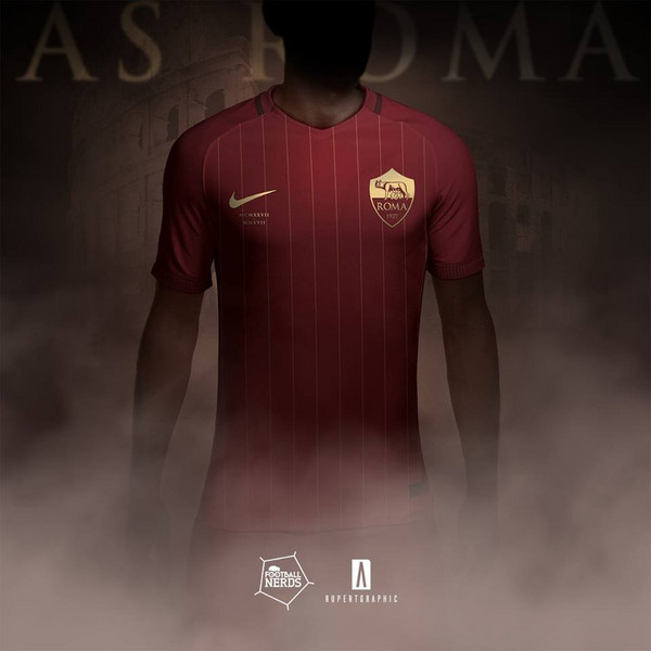 maglietta as roma creata dai tifosi