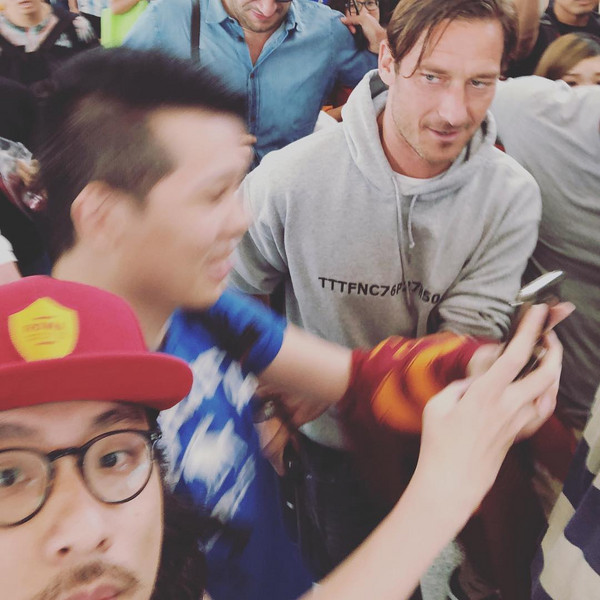 Totti ad Hong Kong