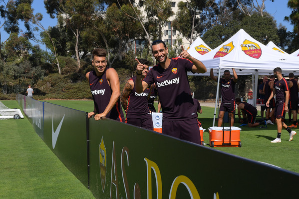 AS Roma Tour USA 2018, allenamento a San Diego