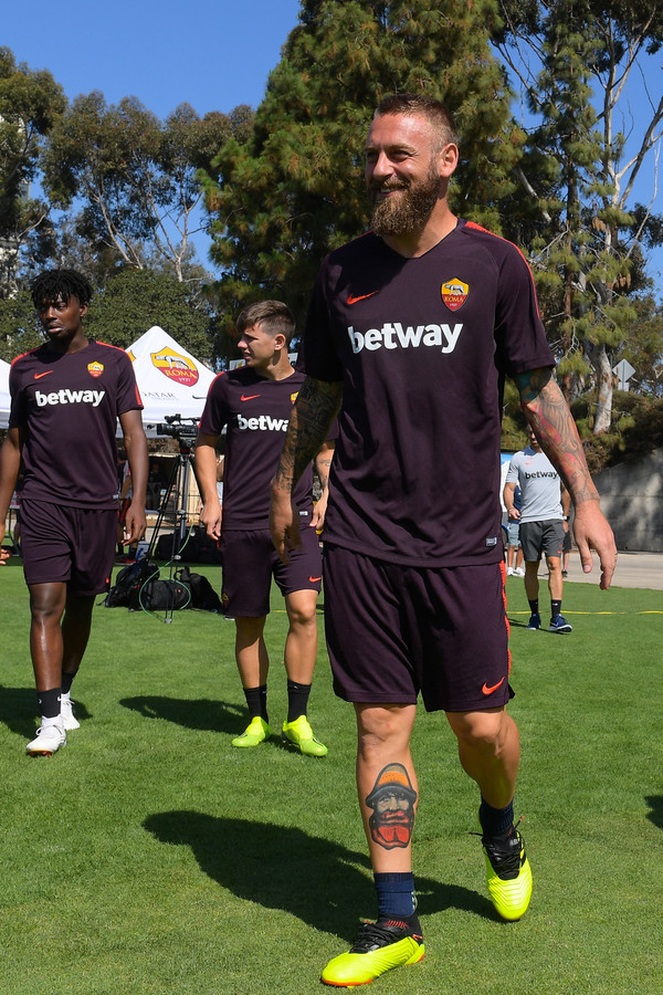 AS Roma Tour USA 2018, allenamento a San Diego