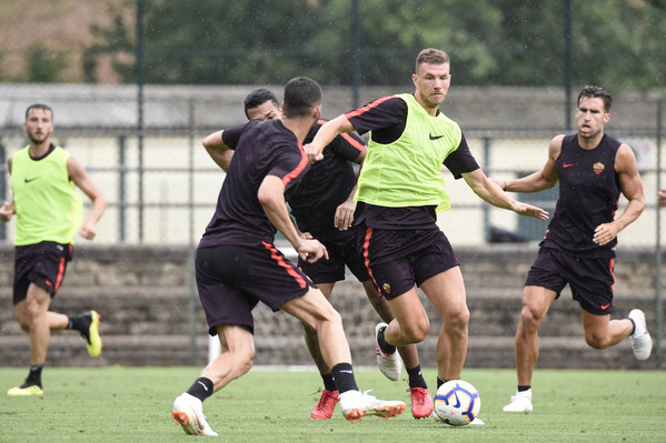 Ritiro AS Roma 2018/2019  Allenamento pomeridiano