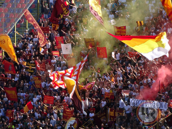 Striscione Giorgio Rossi Bologna Roma 23.09.2018