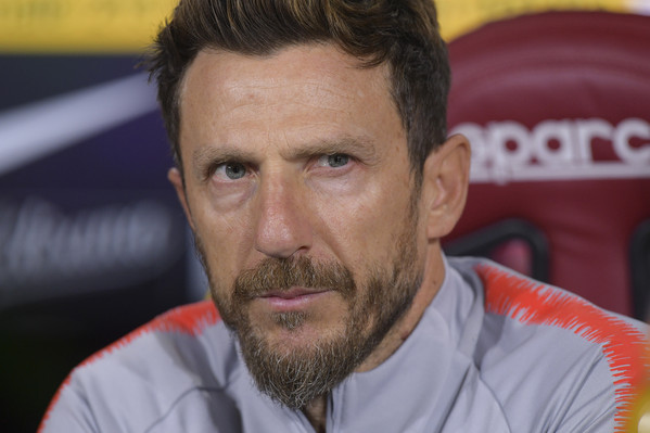 AS Roma, Eusebio Di Francesco in conferenza stampa