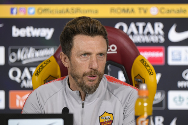 AS Roma, conferenza stampa di Eusebio Di Francesco