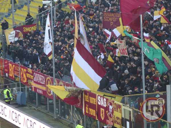 tardini tifosi roma settore ospiti