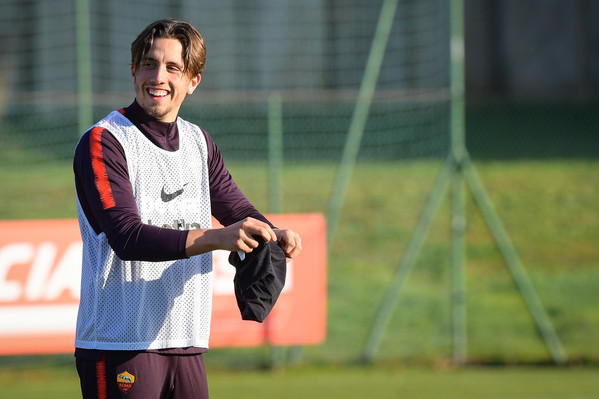 AS Roma, allenamento a Trigoria