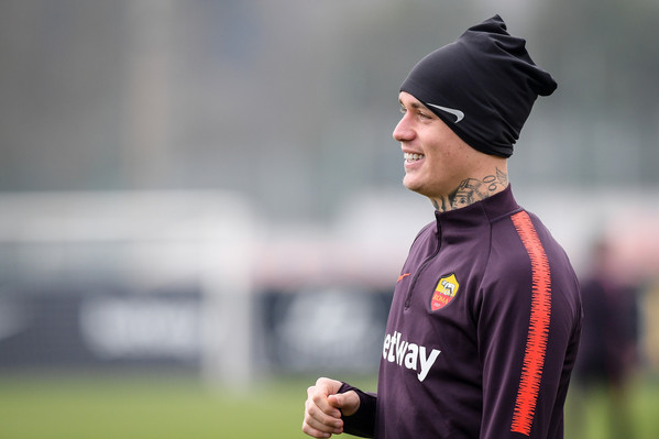 AS Roma, allenamento a Trigoria