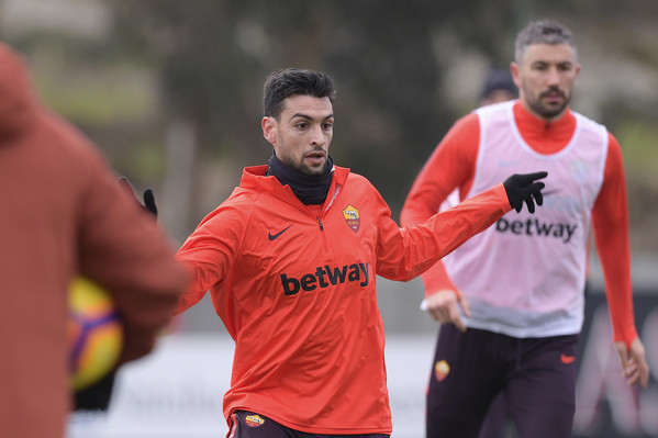 AS Roma, allenamento a Trigoria