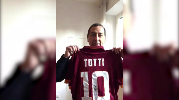 beppe sala maglia totti