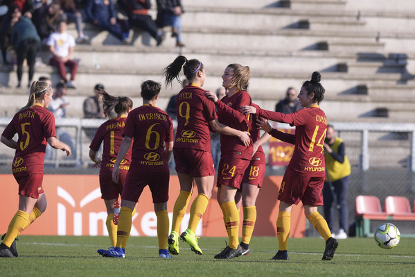 AS Roma vs Roma CF - Coppa Italia femminile 2018/2019