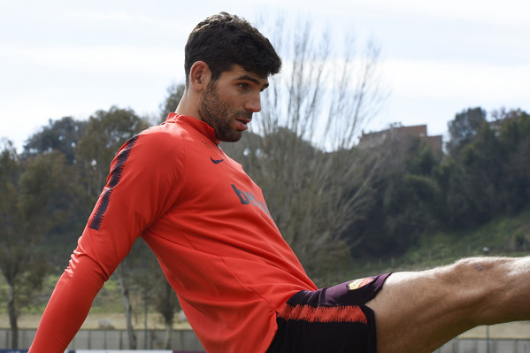 AS Roma, allenamento mattutino a Trigoria