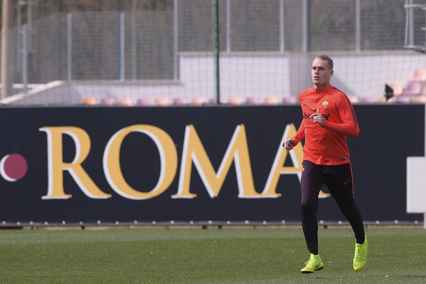 AS Roma, allenamento mattutino a Trigoria