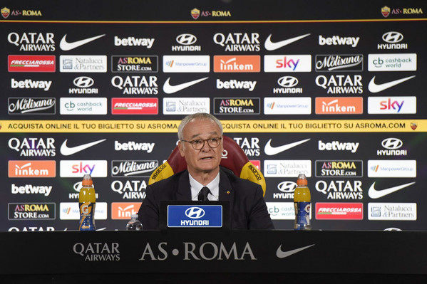 AS Roma, la prima conferenza stampa di mister Claudio Ranieri