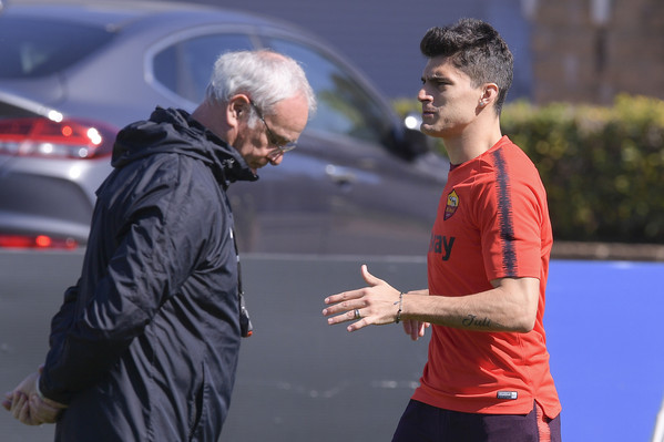 AS Roma, allenamento mattutino a Trigoria