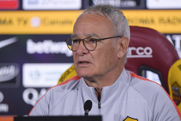 AS Roma, conferenza stampa dell'allenatore Claudio Ranieri