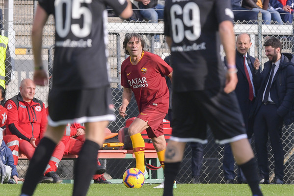 AS Roma, partita amichevole tra AS Roma Legends e Nazionale Piloti