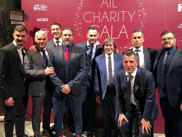 Stefano Greco, Vito Scala, Marco Cassetti, Bruno Conti, Vincent Candela AIL Charity Gala