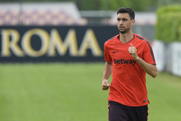 AS Roma, allenamento di rifinitura in vista del Parma