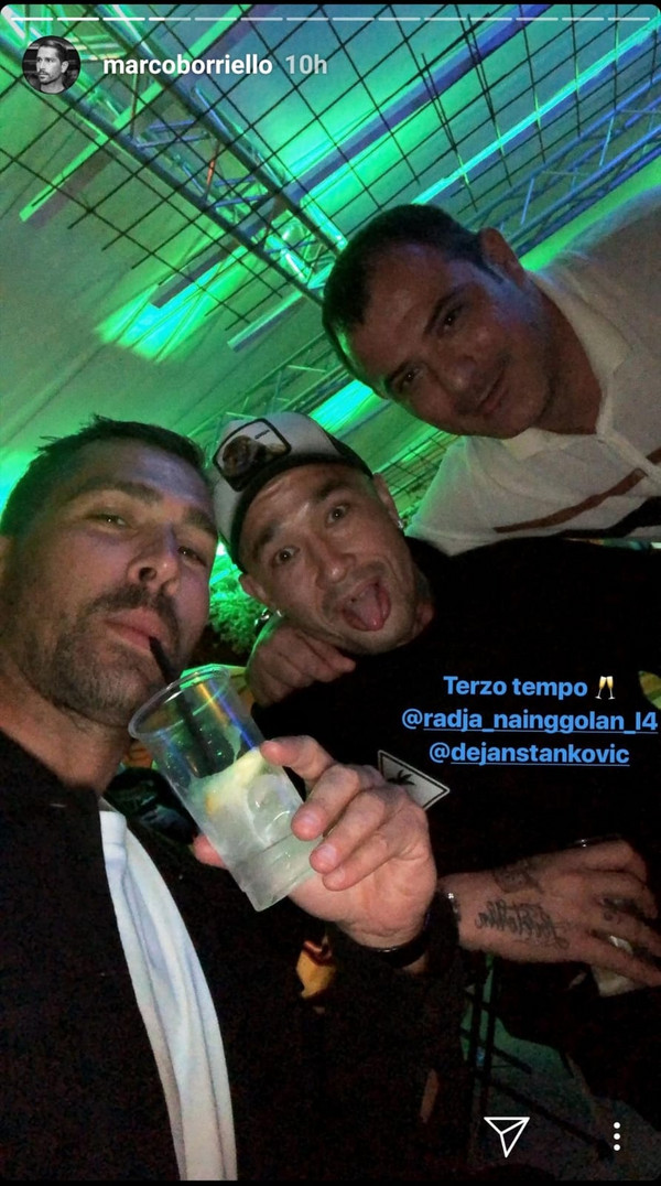 Borriello, Nainggolan e Stankovic dopo la Notte dei Re