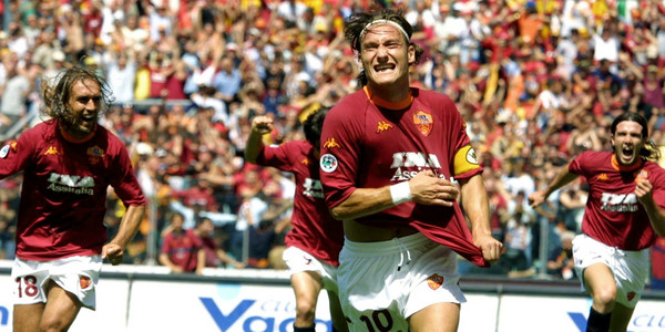 Totti Roma Parma scudetto 2001